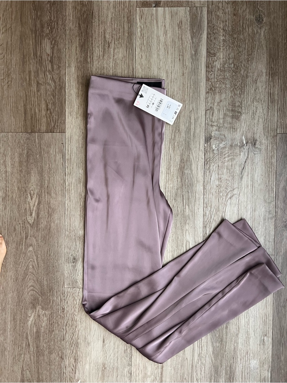 Zara satin pants